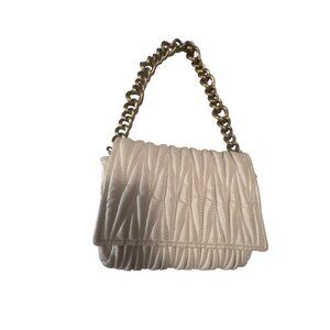 Montana West Quilted Leather Handbag With Chain Strap & Magnetic Closure